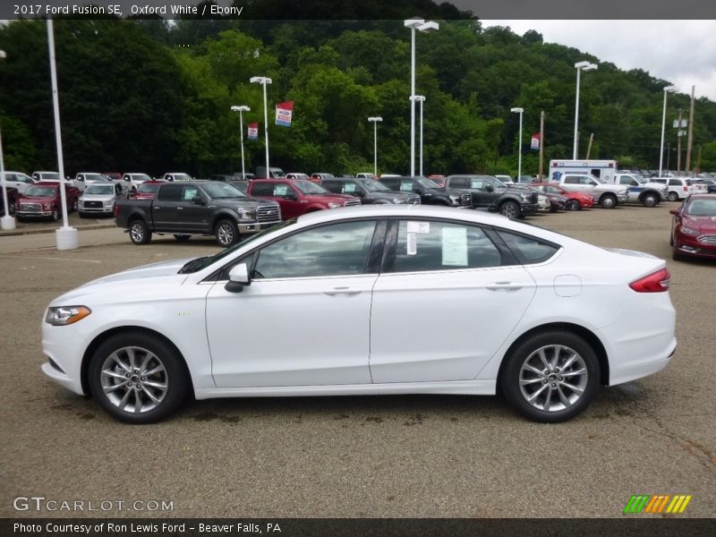 Oxford White / Ebony 2017 Ford Fusion SE