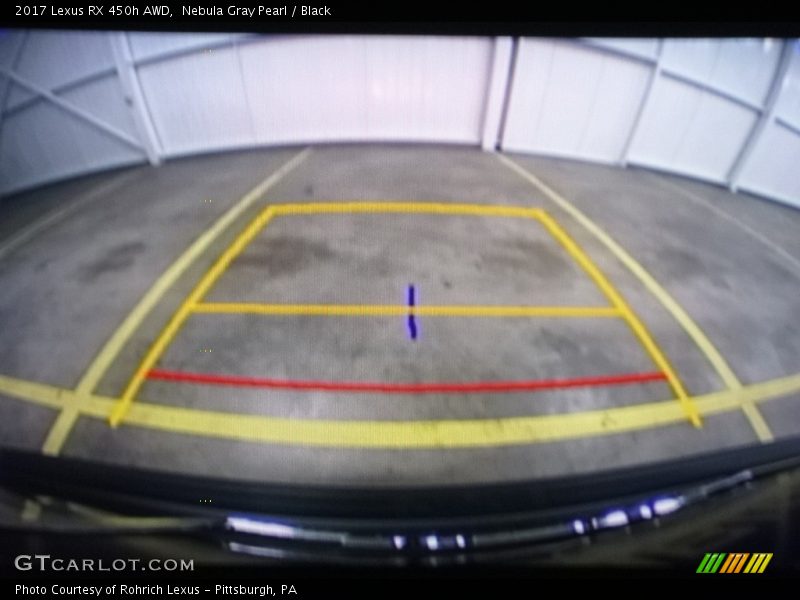 Nebula Gray Pearl / Black 2017 Lexus RX 450h AWD