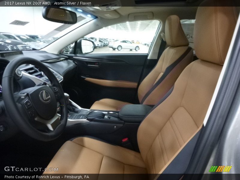 Atomic Silver / Flaxen 2017 Lexus NX 200t AWD
