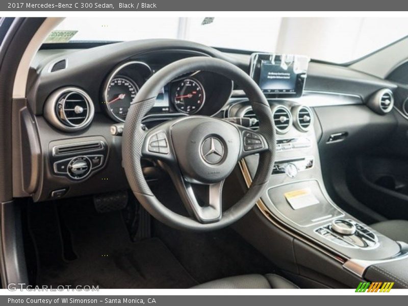 Black / Black 2017 Mercedes-Benz C 300 Sedan