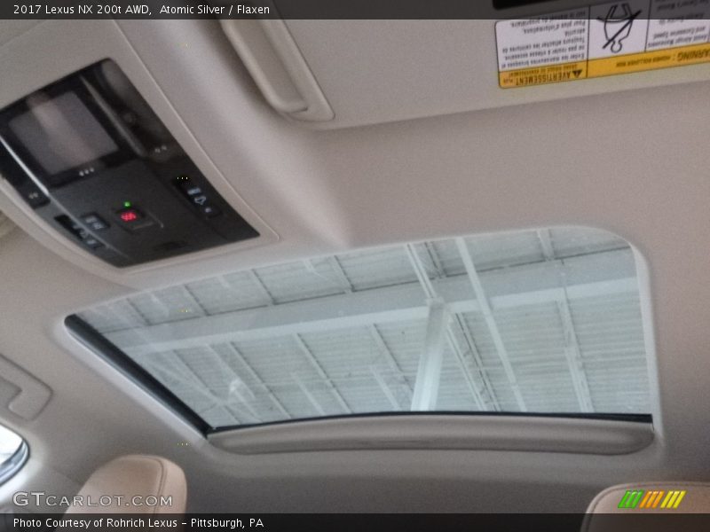 Atomic Silver / Flaxen 2017 Lexus NX 200t AWD