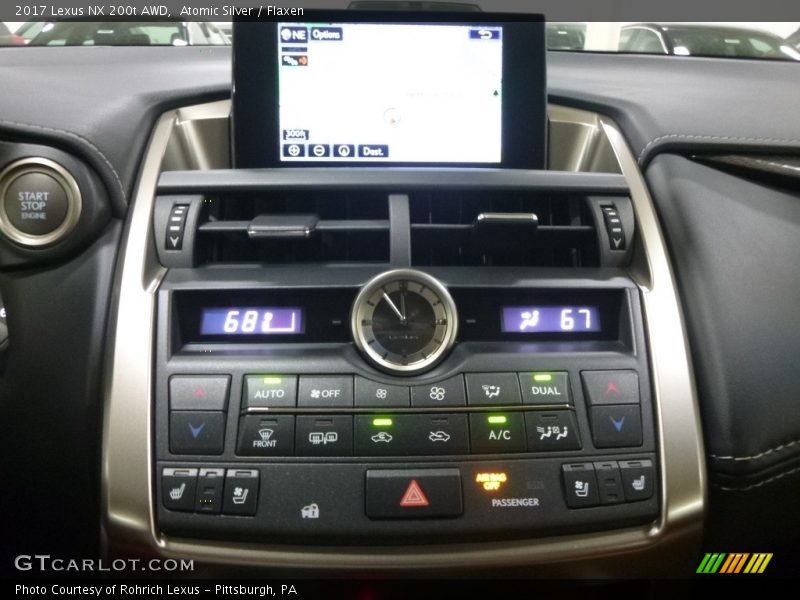 Atomic Silver / Flaxen 2017 Lexus NX 200t AWD