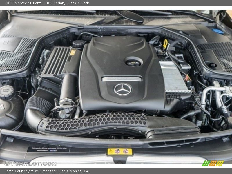 Black / Black 2017 Mercedes-Benz C 300 Sedan