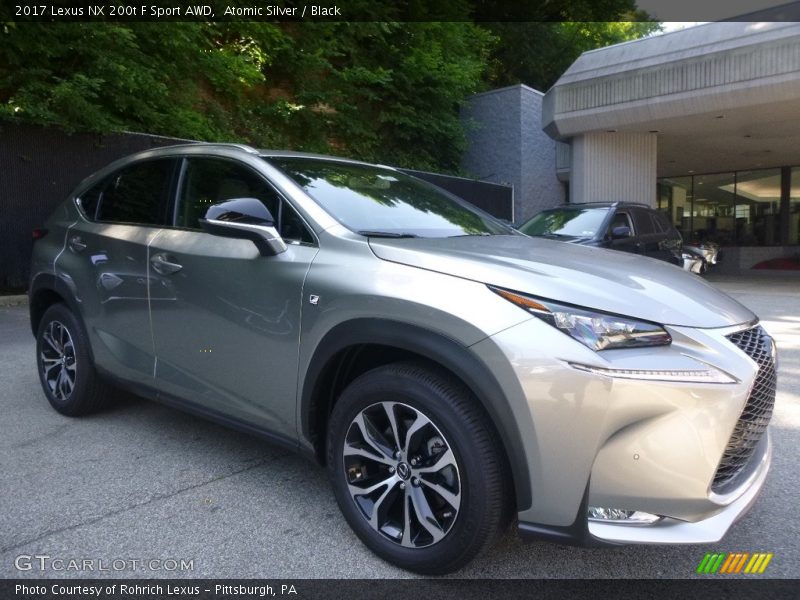 Atomic Silver / Black 2017 Lexus NX 200t F Sport AWD