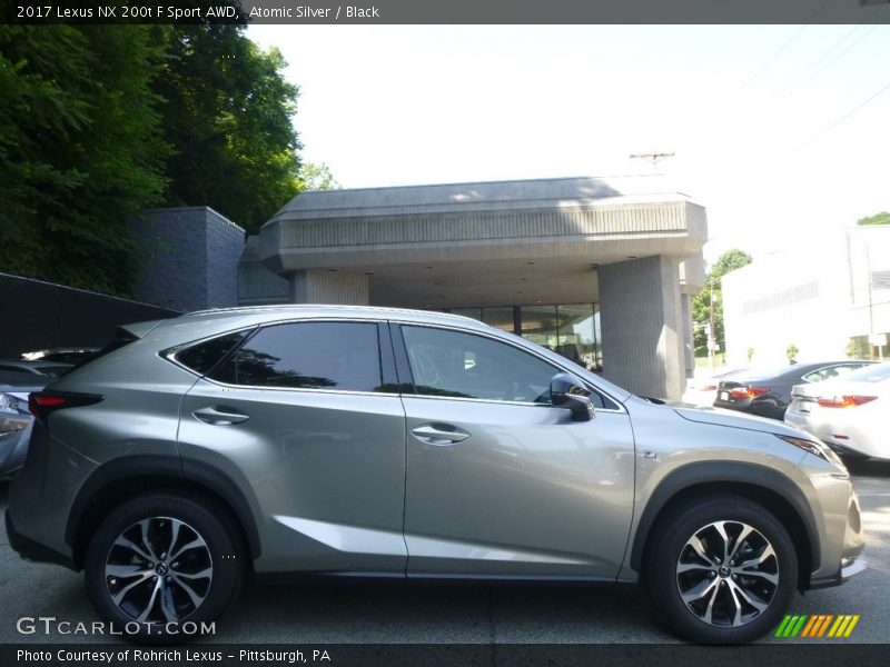 Atomic Silver / Black 2017 Lexus NX 200t F Sport AWD