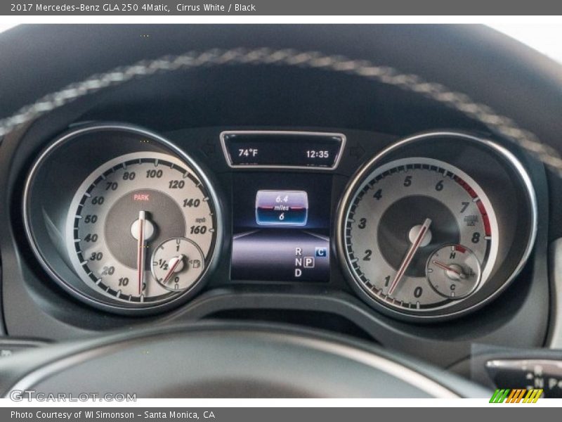 Cirrus White / Black 2017 Mercedes-Benz GLA 250 4Matic