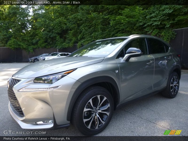 Atomic Silver / Black 2017 Lexus NX 200t F Sport AWD