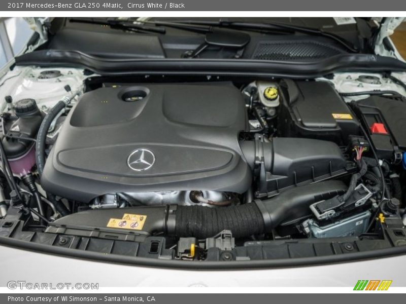 Cirrus White / Black 2017 Mercedes-Benz GLA 250 4Matic