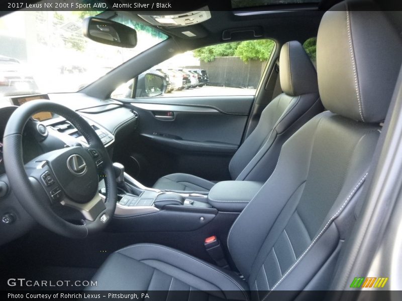 Atomic Silver / Black 2017 Lexus NX 200t F Sport AWD