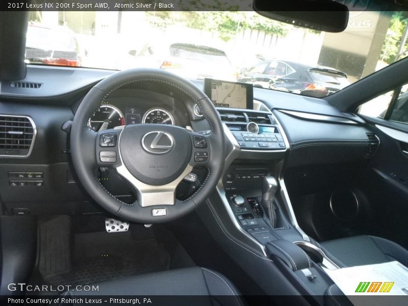Atomic Silver / Black 2017 Lexus NX 200t F Sport AWD