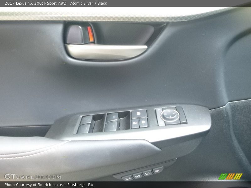 Atomic Silver / Black 2017 Lexus NX 200t F Sport AWD