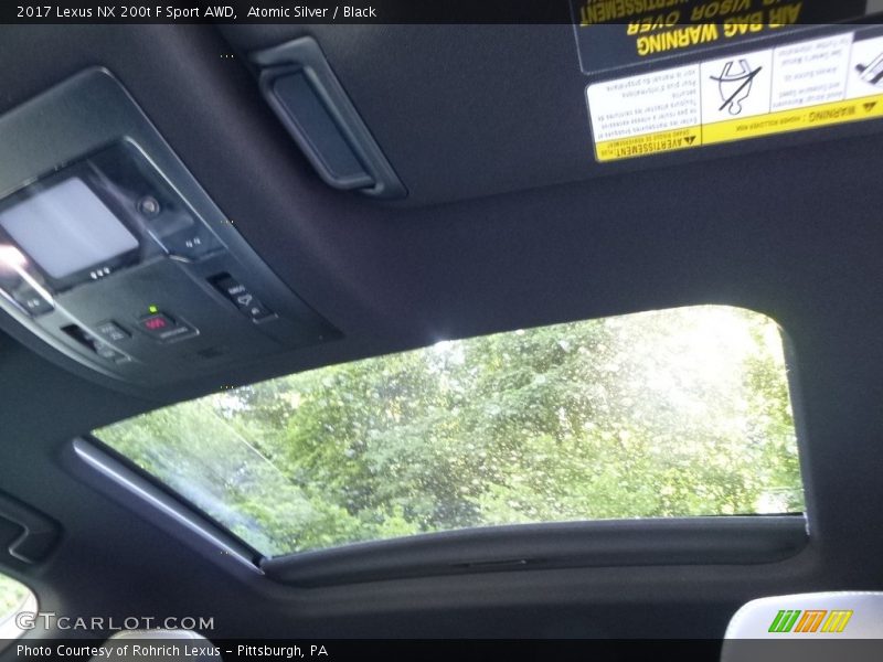 Atomic Silver / Black 2017 Lexus NX 200t F Sport AWD