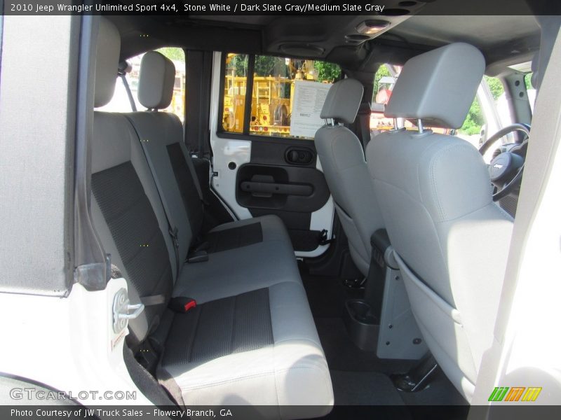 Stone White / Dark Slate Gray/Medium Slate Gray 2010 Jeep Wrangler Unlimited Sport 4x4