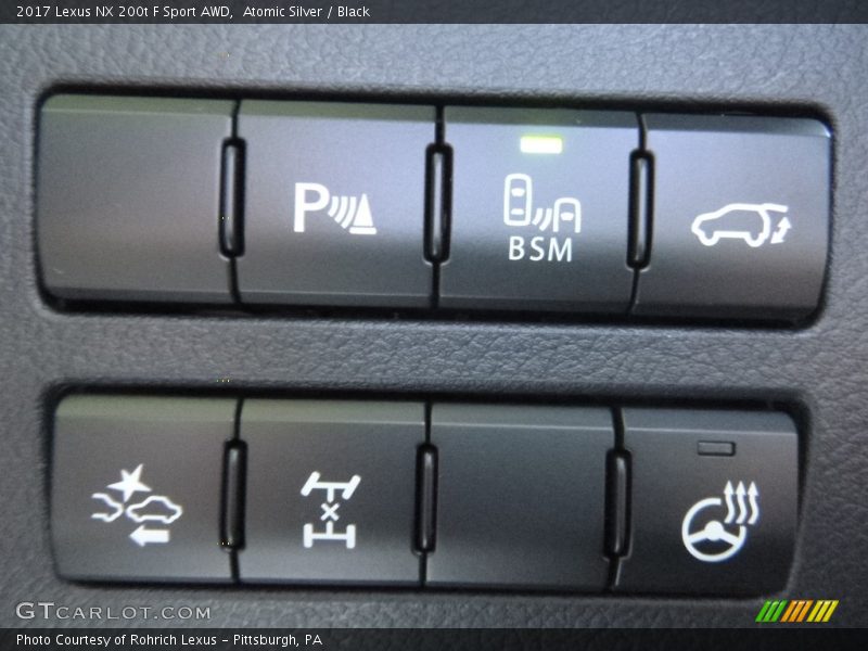 Atomic Silver / Black 2017 Lexus NX 200t F Sport AWD