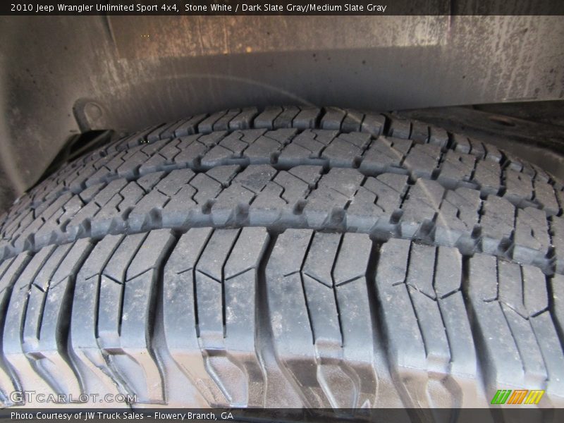 Stone White / Dark Slate Gray/Medium Slate Gray 2010 Jeep Wrangler Unlimited Sport 4x4