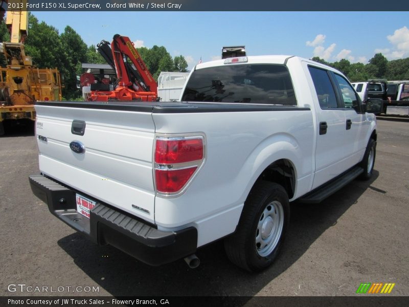 Oxford White / Steel Gray 2013 Ford F150 XL SuperCrew