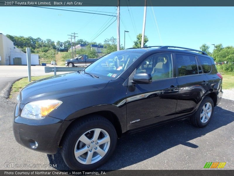 Black / Ash Gray 2007 Toyota RAV4 Limited