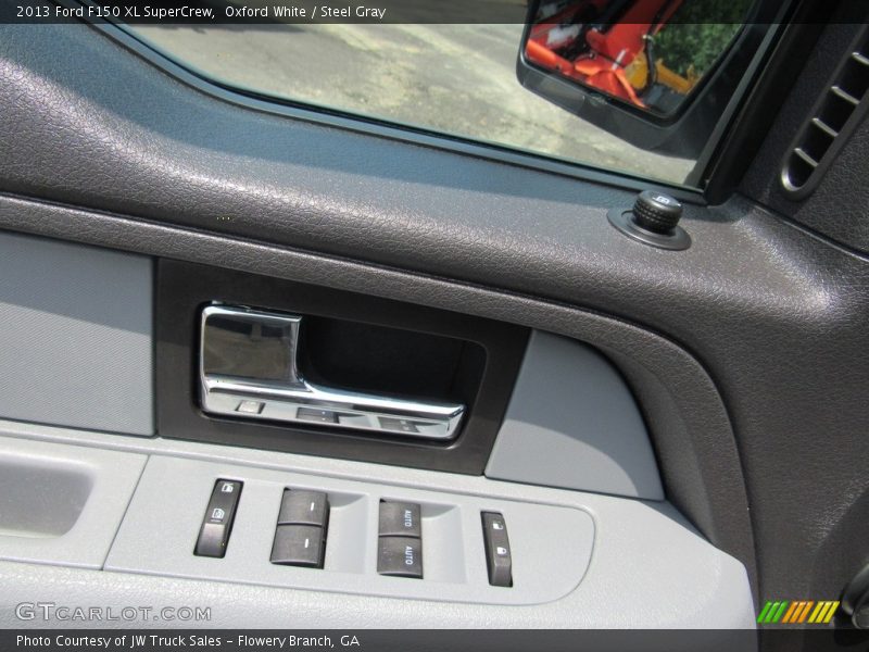 Oxford White / Steel Gray 2013 Ford F150 XL SuperCrew