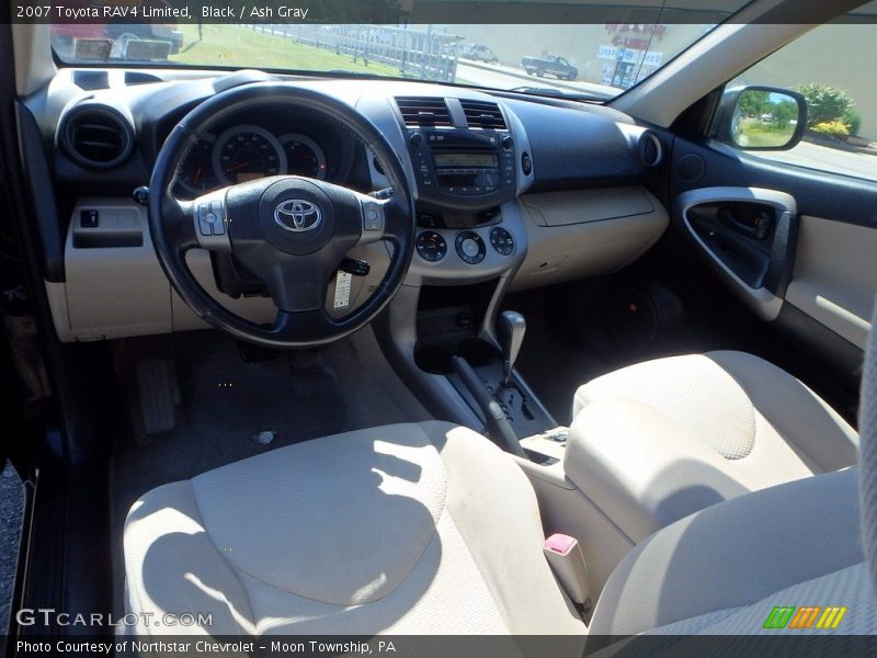 Black / Ash Gray 2007 Toyota RAV4 Limited