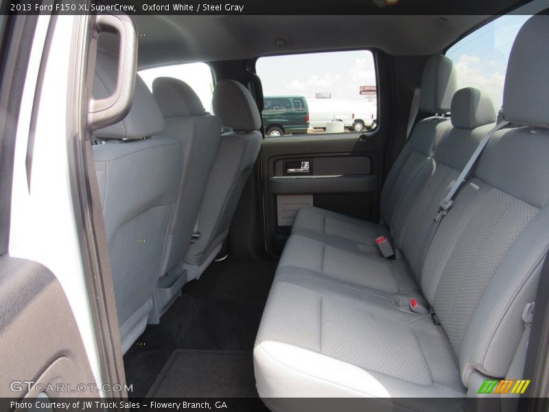Oxford White / Steel Gray 2013 Ford F150 XL SuperCrew
