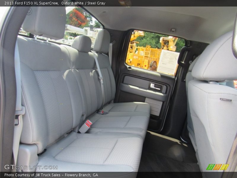 Oxford White / Steel Gray 2013 Ford F150 XL SuperCrew