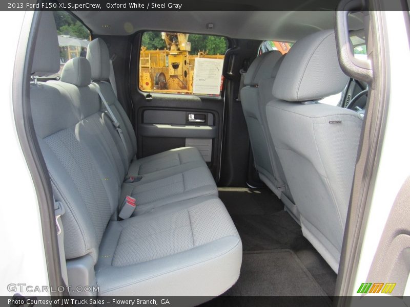 Oxford White / Steel Gray 2013 Ford F150 XL SuperCrew