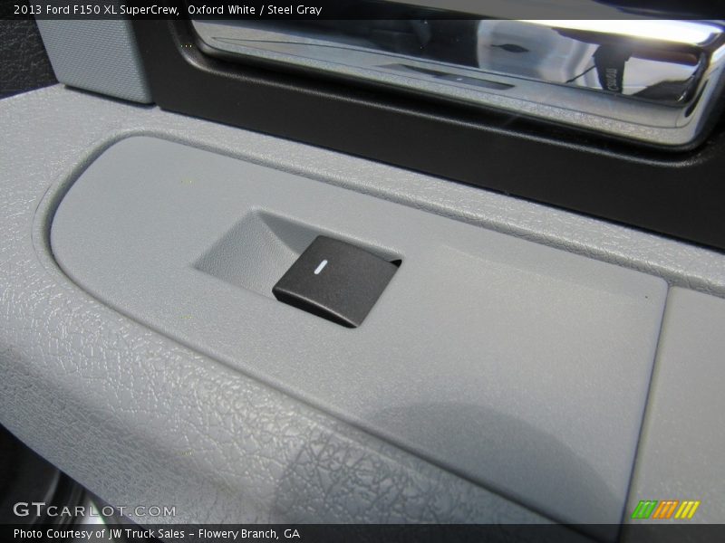 Oxford White / Steel Gray 2013 Ford F150 XL SuperCrew