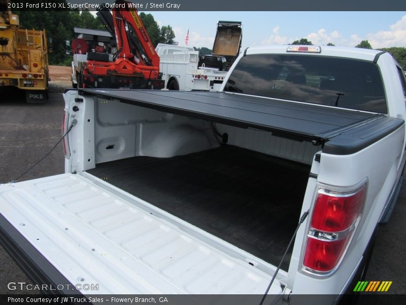 Oxford White / Steel Gray 2013 Ford F150 XL SuperCrew