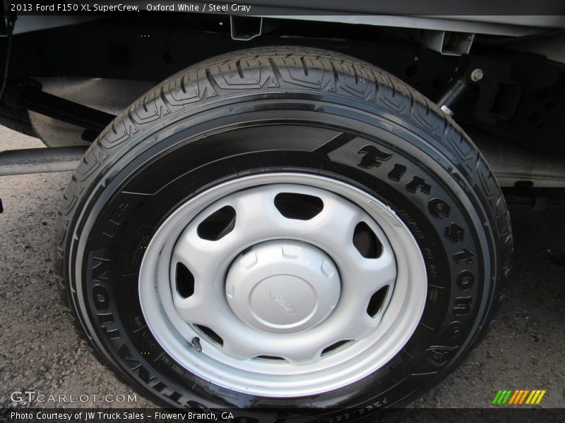 Oxford White / Steel Gray 2013 Ford F150 XL SuperCrew