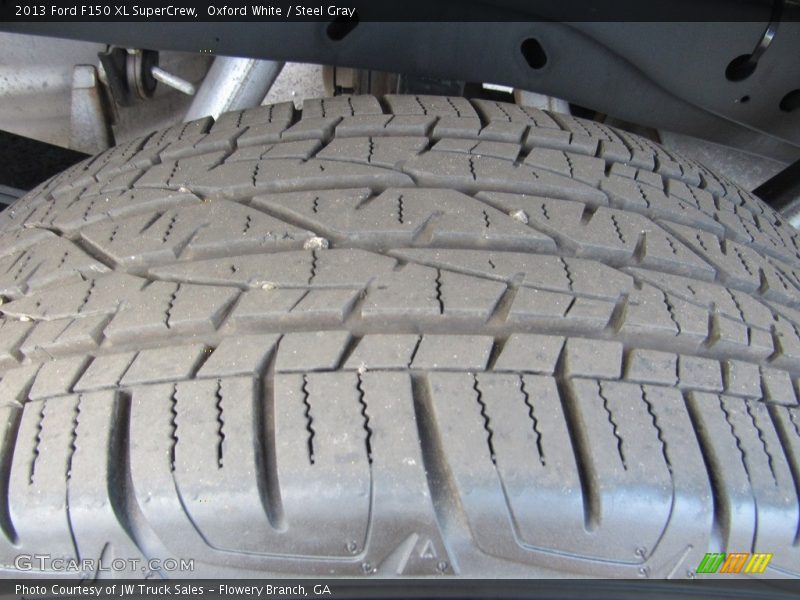 Oxford White / Steel Gray 2013 Ford F150 XL SuperCrew
