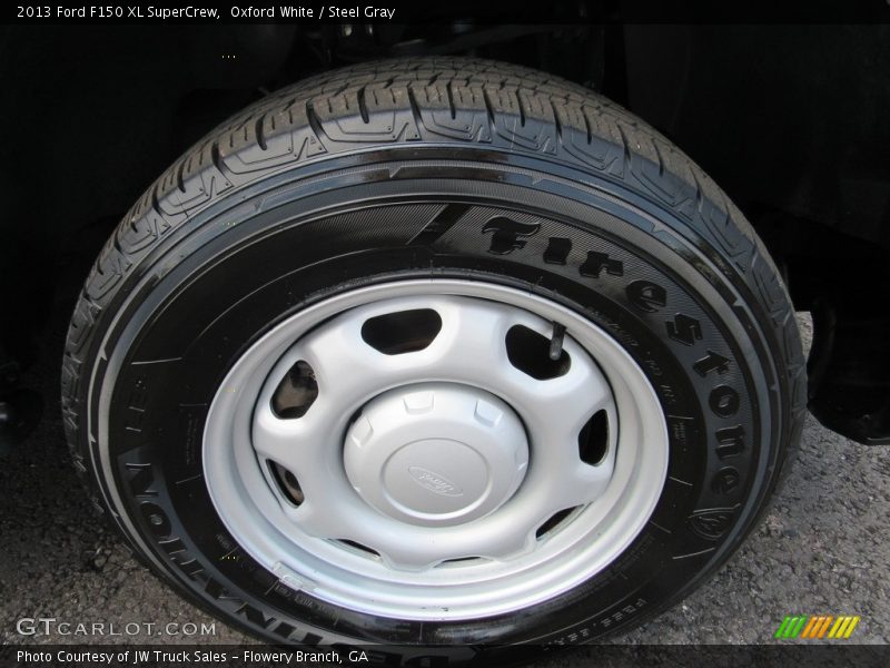 Oxford White / Steel Gray 2013 Ford F150 XL SuperCrew