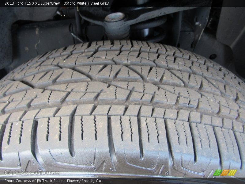 Oxford White / Steel Gray 2013 Ford F150 XL SuperCrew