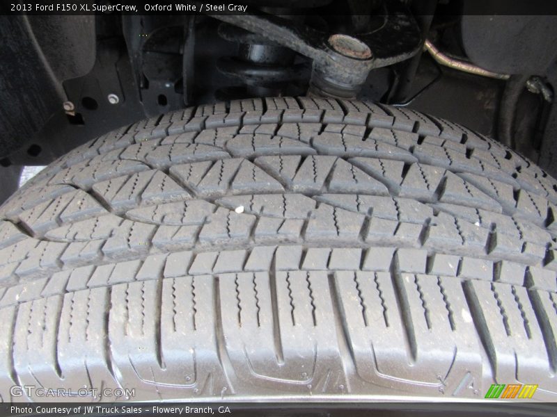 Oxford White / Steel Gray 2013 Ford F150 XL SuperCrew