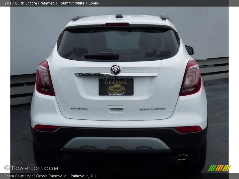 Summit White / Ebony 2017 Buick Encore Preferred II