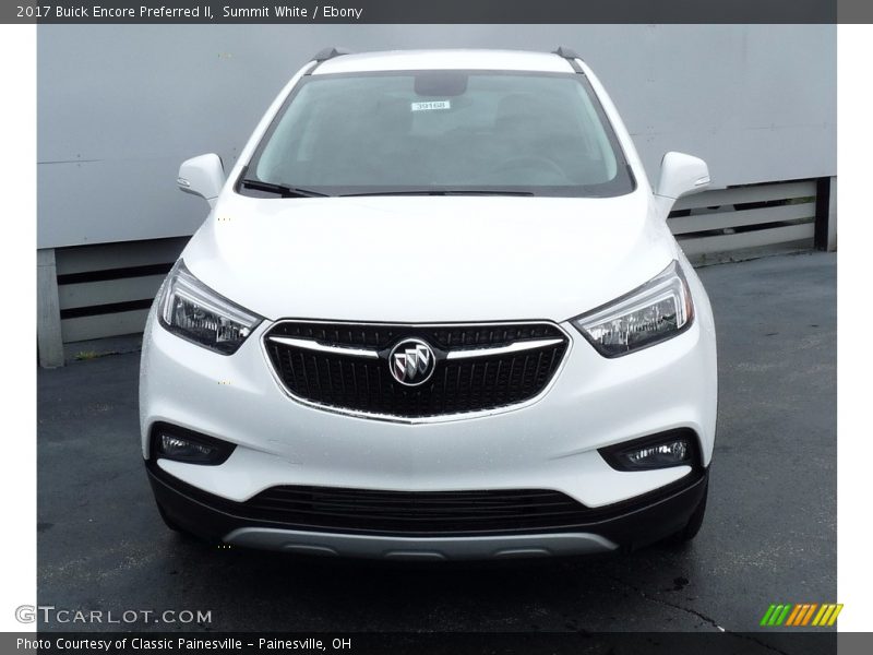 Summit White / Ebony 2017 Buick Encore Preferred II