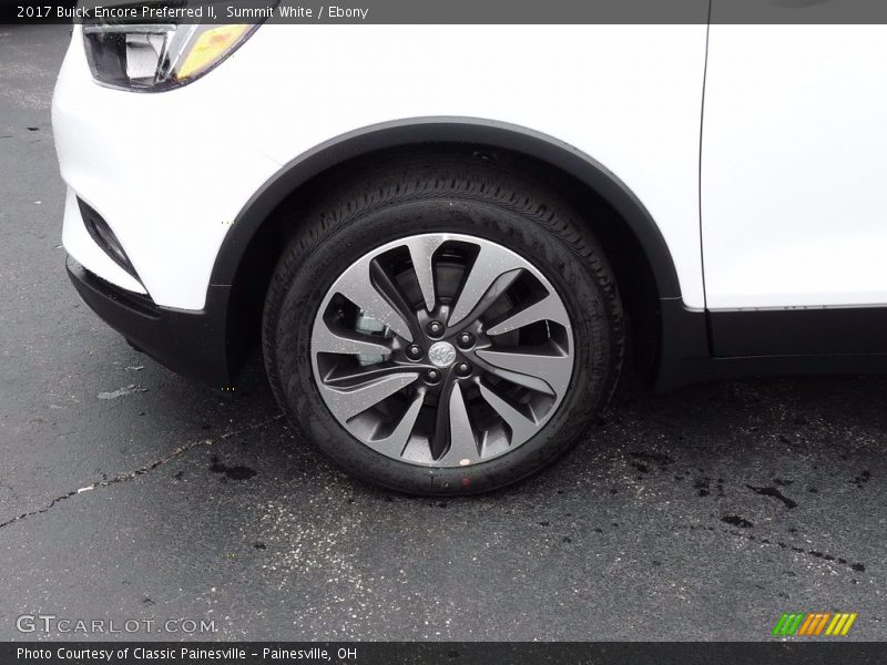 Summit White / Ebony 2017 Buick Encore Preferred II