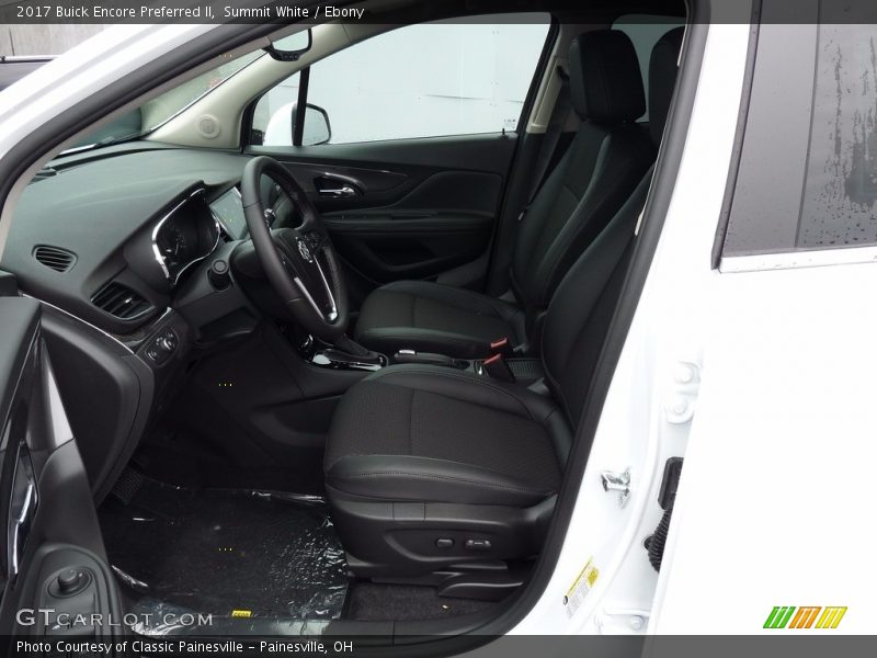 Summit White / Ebony 2017 Buick Encore Preferred II