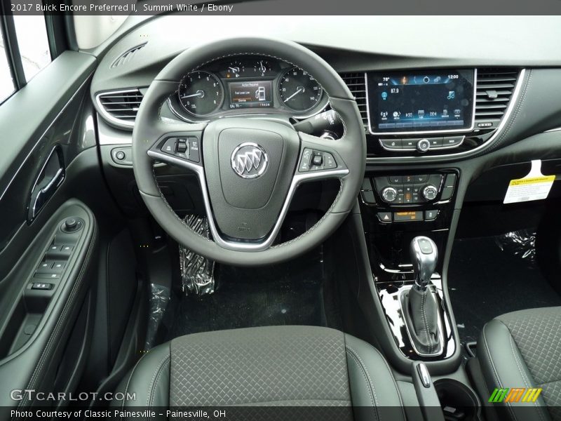 Summit White / Ebony 2017 Buick Encore Preferred II