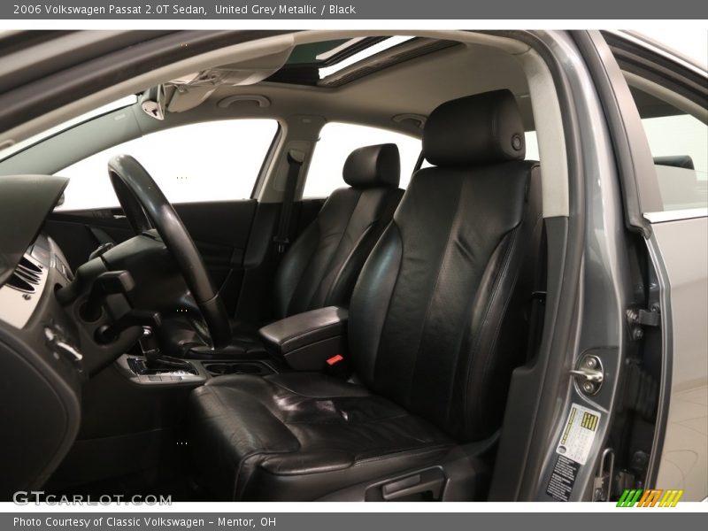 United Grey Metallic / Black 2006 Volkswagen Passat 2.0T Sedan