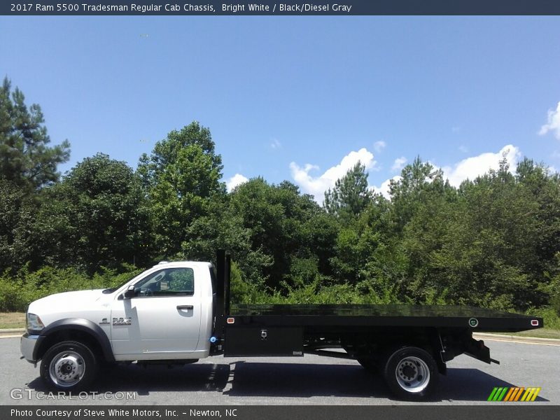 Bright White / Black/Diesel Gray 2017 Ram 5500 Tradesman Regular Cab Chassis