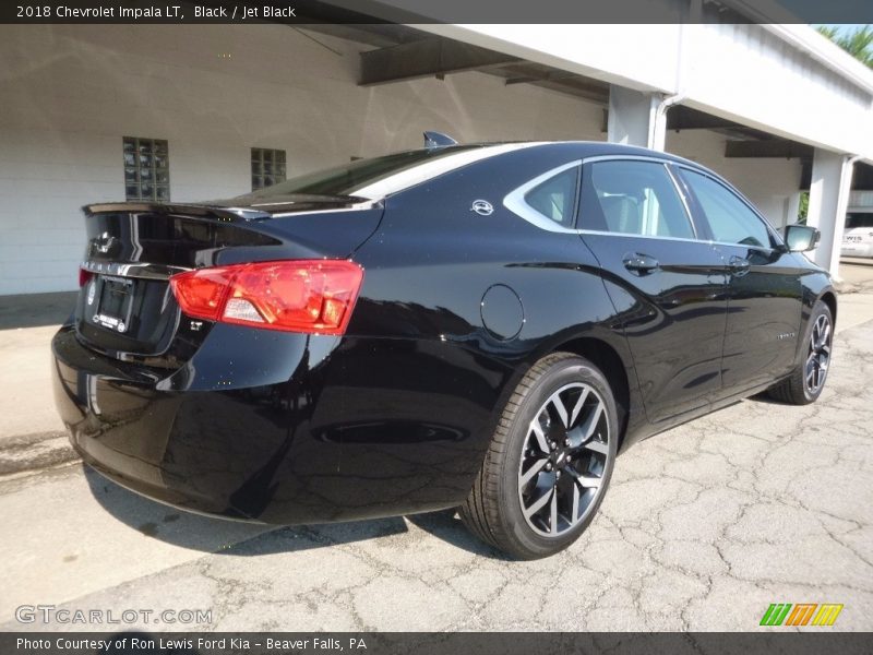 Black / Jet Black 2018 Chevrolet Impala LT