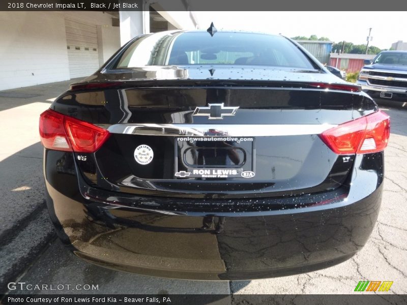 Black / Jet Black 2018 Chevrolet Impala LT