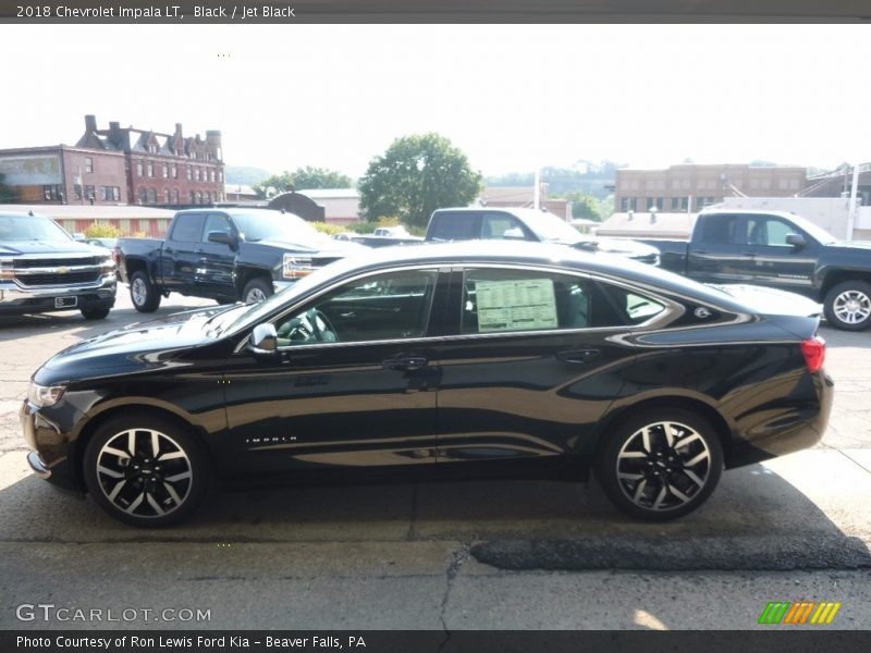 Black / Jet Black 2018 Chevrolet Impala LT