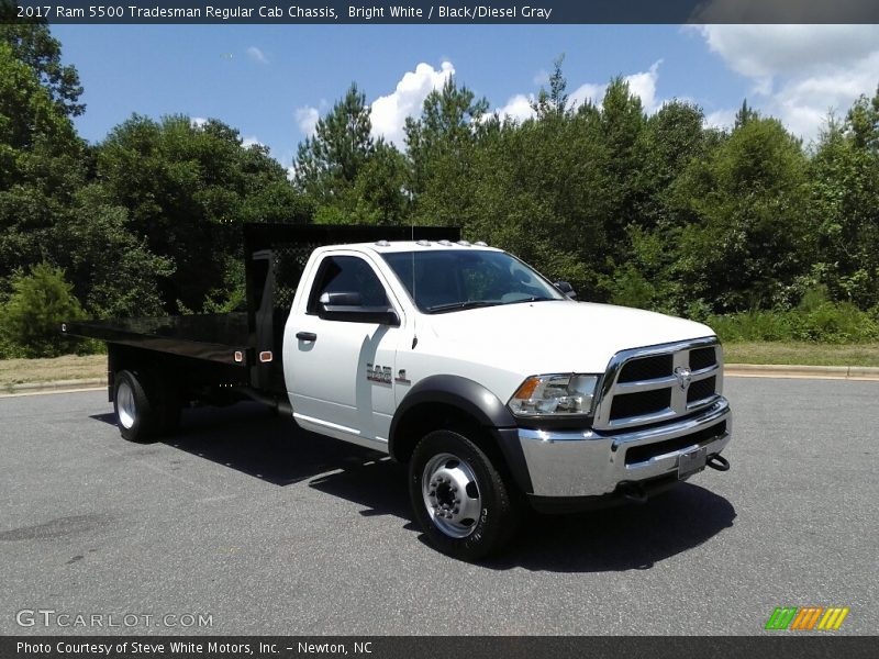 Bright White / Black/Diesel Gray 2017 Ram 5500 Tradesman Regular Cab Chassis