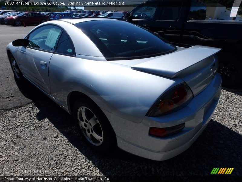 Sterling Silver Metallic / Midnight 2003 Mitsubishi Eclipse GS Coupe