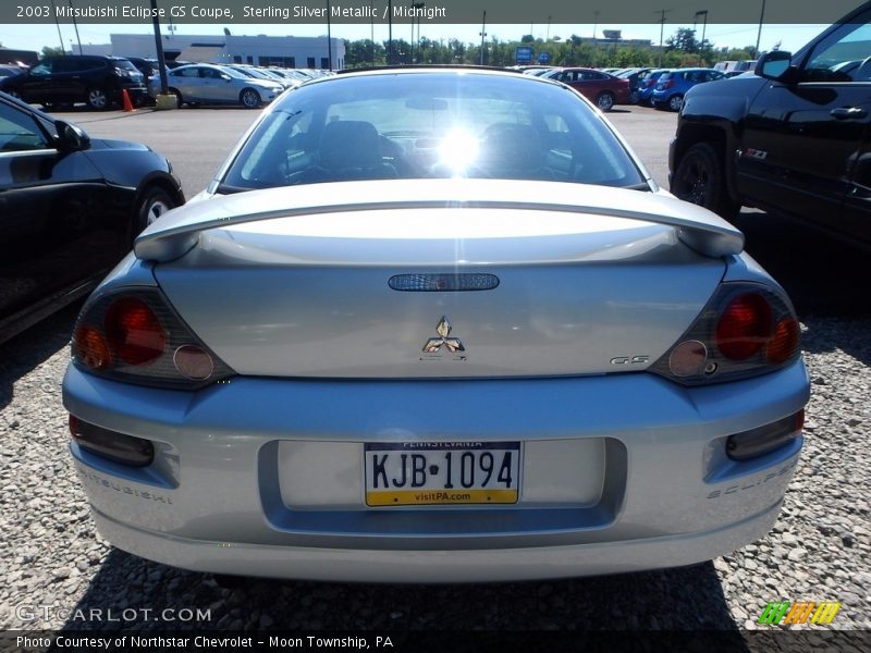 Sterling Silver Metallic / Midnight 2003 Mitsubishi Eclipse GS Coupe