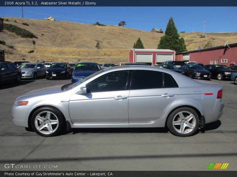 Alabaster Silver Metallic / Ebony 2006 Acura TL 3.2