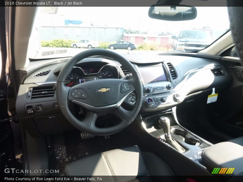 Black / Jet Black 2018 Chevrolet Impala LT