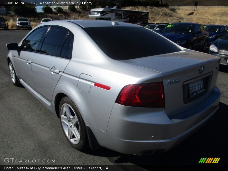 Alabaster Silver Metallic / Ebony 2006 Acura TL 3.2