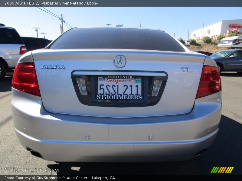 Alabaster Silver Metallic / Ebony 2006 Acura TL 3.2